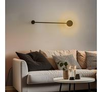 Nowodvorski Lighting Orbit I 40 wall light, black, 1-bulb