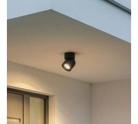 Nowodvorski Lighting Oscar downlight, black, aluminium, height 13.5 cm, GU10