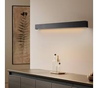 Nowodvorski Lighting Straight M wall light, 92 cm, black