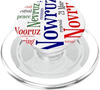 Nowruz Word Celebration Spring of Renewal 1 PopSockets PopGrip for MagSafe