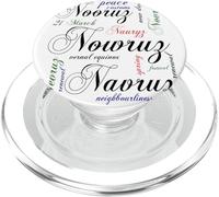 Nowruz Word Celebration Spring of Renewal 2 PopSockets PopGrip for MagSafe
