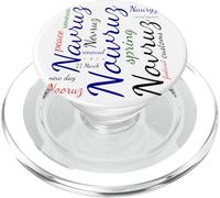 Nowruz Word Celebration Spring of Renewal 3 PopSockets PopGrip for MagSafe