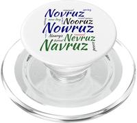 Nowruz Word Celebration Spring of Renewal 5 PopSockets PopGrip for MagSafe