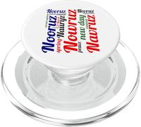 Nowruz Word Celebration Spring of Renewal 6 PopSockets PopGrip for MagSafe