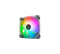 Nox Hummer X140-FAN NXHUMMERX140FAN- 140 mm PC Case Fan, ARGB, 7 Translucent Fan Blades, Super Slim, Quiet Design, Hydraulic Bearings, Rubber Corners