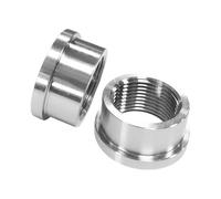 NOX/Lambda Sensor Boss Nut, M20 x 1.5mm Exhaust Repair Nut, 304 Stainless Steel Weld-on Bung for Automotive Oxygen O2 Sensor Replacement (2 Pcs)