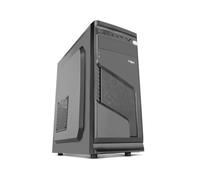 NOX lite020 Black Midi-Tower Computer Case 500 W - Box of Computer (Midi-Tower, PC, Plastic, SPCC ATX, ITX, Micro-ATX, Black, Home/Office)