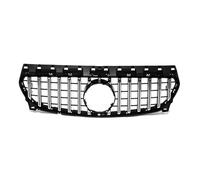 NOX Nitrogen Oxide Sensor For Benz C117 W117 2013-2019 Front Bumper Inlet Grill Diamond Tuning Facelift Chrome Silver For AMG Style Grille