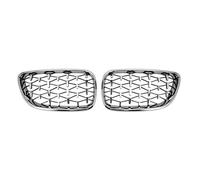 NOX Nitrogen Oxide Sensor For BMW 2 Series F22 F23 F87 For M2 2014-2019 Diamond Car Front Kidney Grille Racing Grill Silver Grills Gloss Black Grilles Accessories