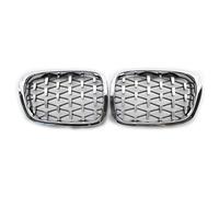 NOX Nitrogen Oxide Sensor For BMW E39 For M5 Series 1997-2003 520i 525 530 Front Diamond Kidney Grille Grill ABS Silver Black