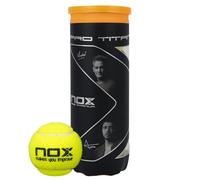 Nox Pro Titanium Padel Balls - Tube Of 3