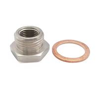 Nox Sensor Lambda Exhaust O2 Oxygen Sensor Spacer Reducer Adapter M18 * 1.5mm To M12 * 1.25mm