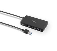 NOX USB HUB One -NXLITEHUBONE- USB 3.0, 4 USB Ports, Windows XP/Vista/7/8/10; Mac OS 10.x; Linux, Colour Black