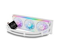 NOX XTREME PRODUCTS Hummer M-360 LCD Black - Liquid CPU Cooler, LCD Display, Radiator 360 mm, 3 Fans 120 mm PWM, TDP 350W, Compatible with Intel and AMD, White