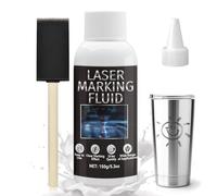 NoxGule 150g Laser Marking Spray,Laser Marking Fluid,Laser Engraving Spray | Persistent Tags, Suitable for Laser Engraving of Metal, Jewellery, Glass, Aluminium, Stainless Steel