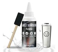 NoxGule 150ml Laser Marking Spray,Laser Marking Fluid,Marking Spray, Suitable for Laser Engraving on Materials Such as Metal, Jewelry, Glass, Aluminum, and Stainless Steel