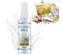NoxGule Pastel Fixative Spray, Fixative Spray for Art, Acrylic Paint Sealer, fixative spray for Pencil, Charcoal and Pastel Drawings, Quick-Setting and Color-Fixing, 100ml