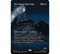Noxious Gearhulk [Fire Nation Tank Train] (Borderless Art Foil) | Avatar: The Last Airbender Eternal