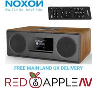 Noxon Pilatus Walnut DAB+/FM Internet Radio with CD Player & Bluetooth