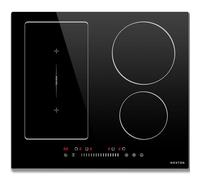 NOXTON Induction Hob 60 cm, Self-sufficient Induction Hob 4 Plates, 7200 W