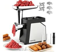 Noxton Meat Grinder 2600W Meat Mincer Electric, with Sausage Maker for Home Kitchen Use