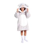 Noxxiez Cuddle Kids Medium Blanket Hoodie Bunny 7-12 years Beige