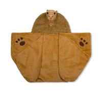 Noxxiez Kids Animal Hooded Blanket - Camel