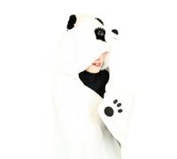 Noxxiez Kids Animal Hooded Blanket - Panda