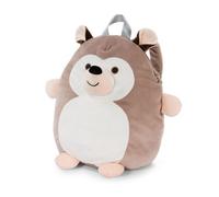 Kids Travel Pillow Backpack Cushion Squishy Velvet Cuddly Plush Squash Hedgehog