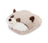 Noxxiez Plush Animal Foot Warmer Slipper, Indoor Cosy Foot Pouch Soft Cushion Relaxing Gift for Kids Adults One-Piece (Meerkat)