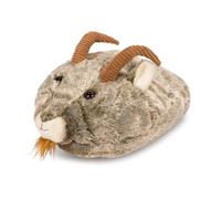 Noxxiez Plush Animal Foot Warmer Slipper, Indoor Cosy Foot Pouch Soft Cushion Relaxing Gift for Kids Adults One-Piece (Goat)