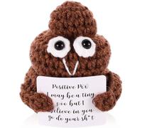 Noxxiez Positive Quote Crochet Plush - Pooh in Brown Noxxiez Brown