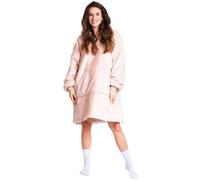 Noxxiez Sherpa Fleece Cuddle Oversized Hoodie - Taupe