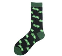 Noxxiez Soxxiez Unisex Adult Socks - Black Dollar Bills