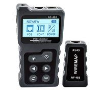 NOYAFA Advanced Cable Tester with PoE Testing, Length Test, NCV& Lamp, Ethernet Wire Tracker Network Cable Tester for LAN CAT5 CAT6 Tracker (NF-488)