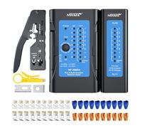 NOYAFA Network Cable Tester, Cable Mapper, POE Tester, Ethernet Cable Continuity Tester -RJ45/RJ11/CAT5/CAT6/CAT5E/CAT6A, Telephone Line CAT3