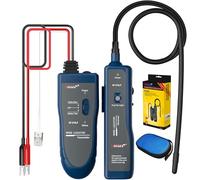 NOYAFA NF-816LP Underground Wire Locator, Pet Fence & Electrical Cable Tracker, Find Breaks in Buried Wires, Network & Irrigation Line Finder, Rechargeable, LED Flashlight