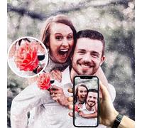 Noyhnuoch Custom Diamond Painting Kits, Full Drill Personalized Diamond Painting Art Kits, Create Your Own Diamond Painting for Adults, DIY Gifts for Home Wall Decor (20X24inch/50X60cm, Square Drill)