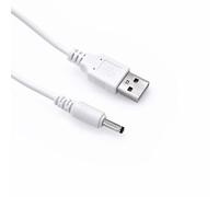 NOYIN NETEK USB Charger Cable for Foreo Luna - Replacement Lead, 1m | Durable PVC jacket, White,3.5x1.35mm DC plug. Perfect for Luna cleansers, ISSA brushes, fans, lights.