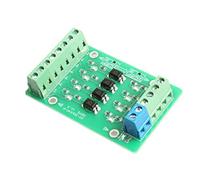 NOYITO 4-Channel Optocoupler Photoelectric Isolator Module Level Voltage Converter Module PLC Signal Converter Module PNP NPN to PNP (24V to 5V)