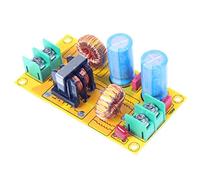 NOYITO Power Filter, DC LC Filter DC EMI, 0-50V, 2A/4A/10A/20A, Terminal Block, Yellow PCB Board, Vehicle Amplifier Noise Filter