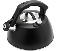 NOYOTA Whistling Kettle,Picnic Pot,Stove Top Kettle,2.5L with Temperature Gauge Stainless Steel Kettle Gas Stove Kettle Camping Hob Kettle Loud Whistle Kettle for Tea, Coffee, Water, Milk