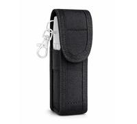 Noyzie Self Defence Spray Pouch for 15ml Canisters - Durable Nylon Holder with Metal Belt Clip - Secure Velcro Closure - Compact & Lightweight