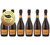 Nozeco - Buck's Fizz Alcohol Free Sparkling Drink made from alcohol-removed Wine - Natural Orange Flavour - Vegan - Case of 6 (6 x 0.75 L) Sparkling Wine