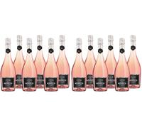 Nozeco Rose - Alcohol Free Sparkling Drink made from alcohol-removed Wine - Vegan - Case of 6 (6 x 0.75 L) Sparkling Wine (Pack of 2)