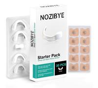 Nozibye Magnetic Nose Strip, Starter Pack (15 Pairs, White), for 15 Days - Anti Snoring Magnetic Nasal Strips, Boost Oxygen & Improve Sleep