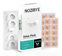 Nozibye Magnetic Nose Strip, Value Pack (30 Pairs, White), for 30 Days - Anti Snoring Magnetic Nasal Strips, Boost Oxygen & Improve Sleep