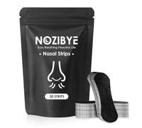Nozibye Nose Strips for Breathing | Anti Snore & Better Sleep (30 Count, Black) - Nasal Strips for Breathing, Stop Snoring, Clear Airways