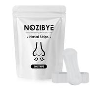 Nozibye Nose Strips for Breathing | Anti Snore & Better Sleep (30 Count, Clear) - Nasal Strips for Breathing, Stop Snoring, Clear Airways