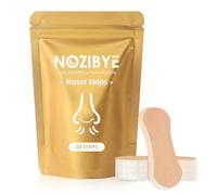 Nozibye Nose Strips for Breathing | Anti Snore & Better Sleep (30 Count, Tan) - Nasal Strips for Breathing, Stop Snoring, Clear Airways